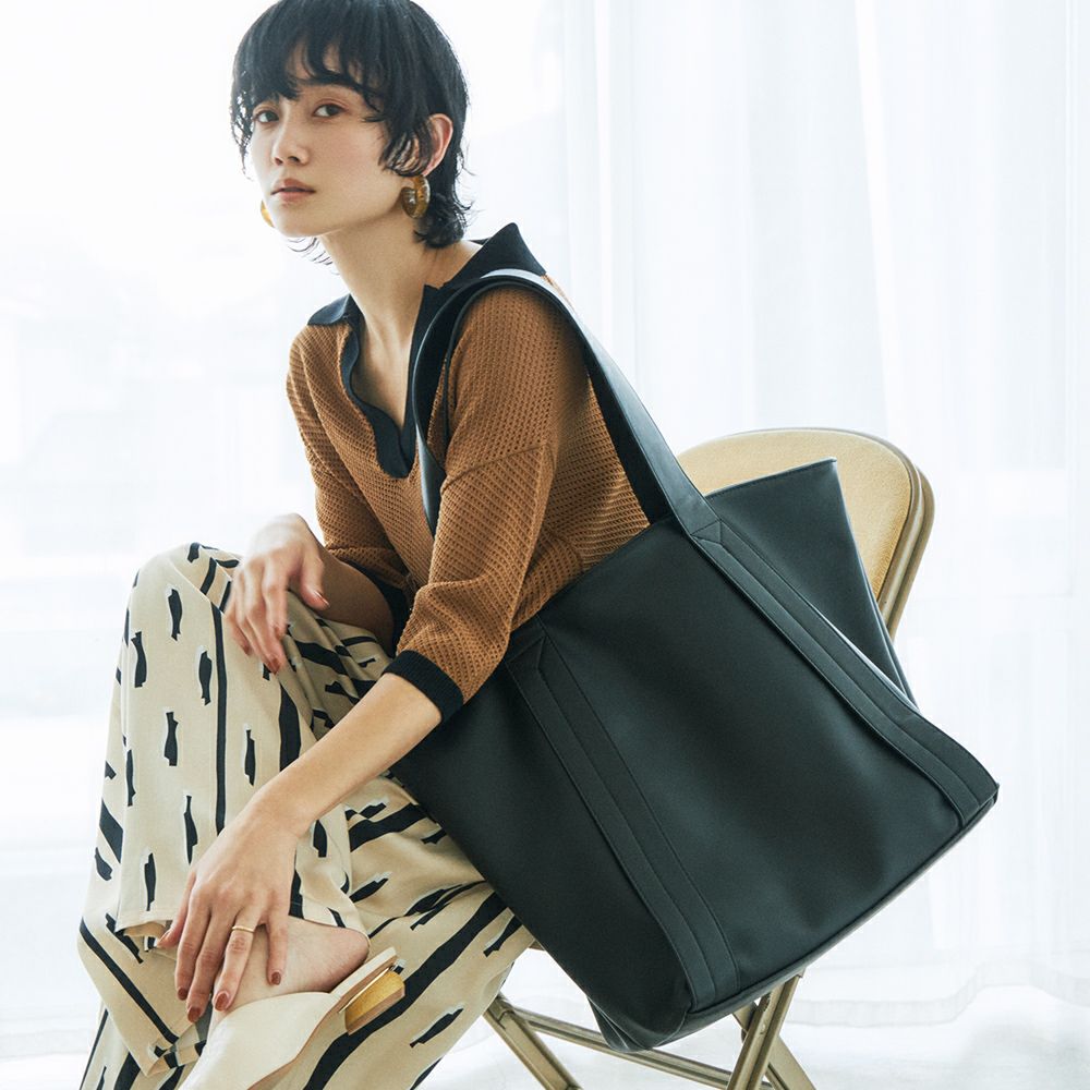 EM TOTE BAG & 2WAY PORCH [BLACK]